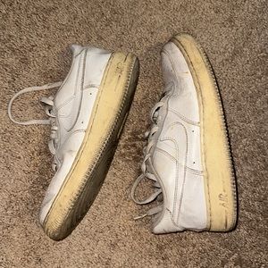 Well worn Nike Air Force ones
